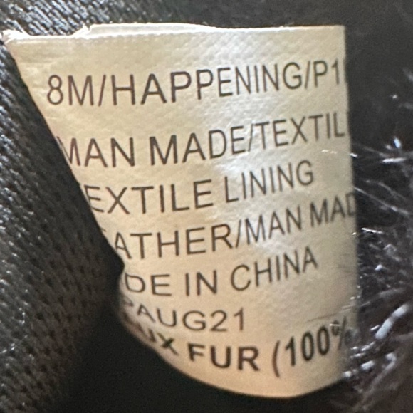 Sincerely Jules Black Ankle Boots with Fur Trim - Picture 6 of 6